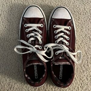 Maroon Converse